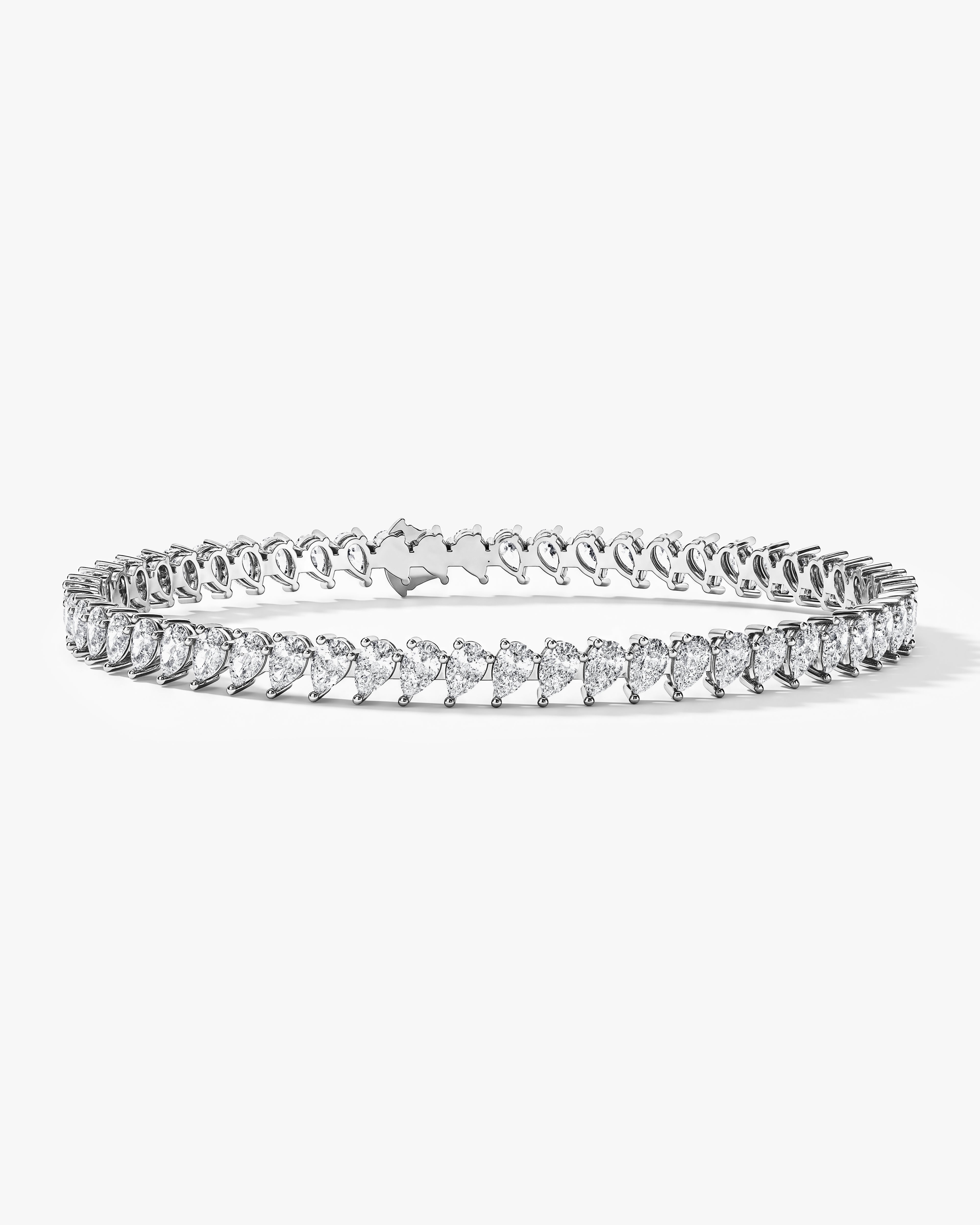 Pear Cut Diamond Tennis Bracelet