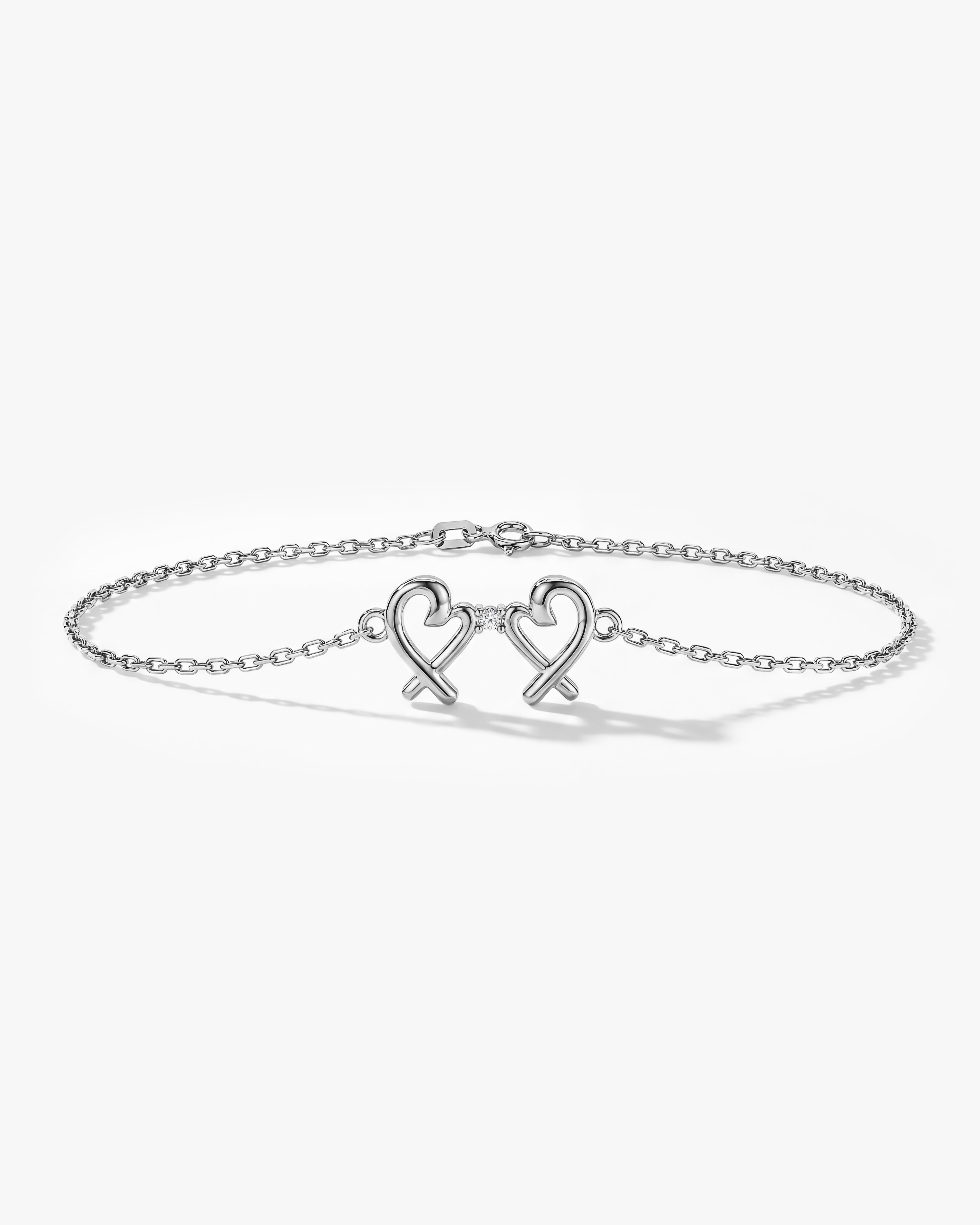 Double Heart Bracelet