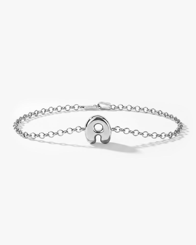 Bubble Buchstabe Armband