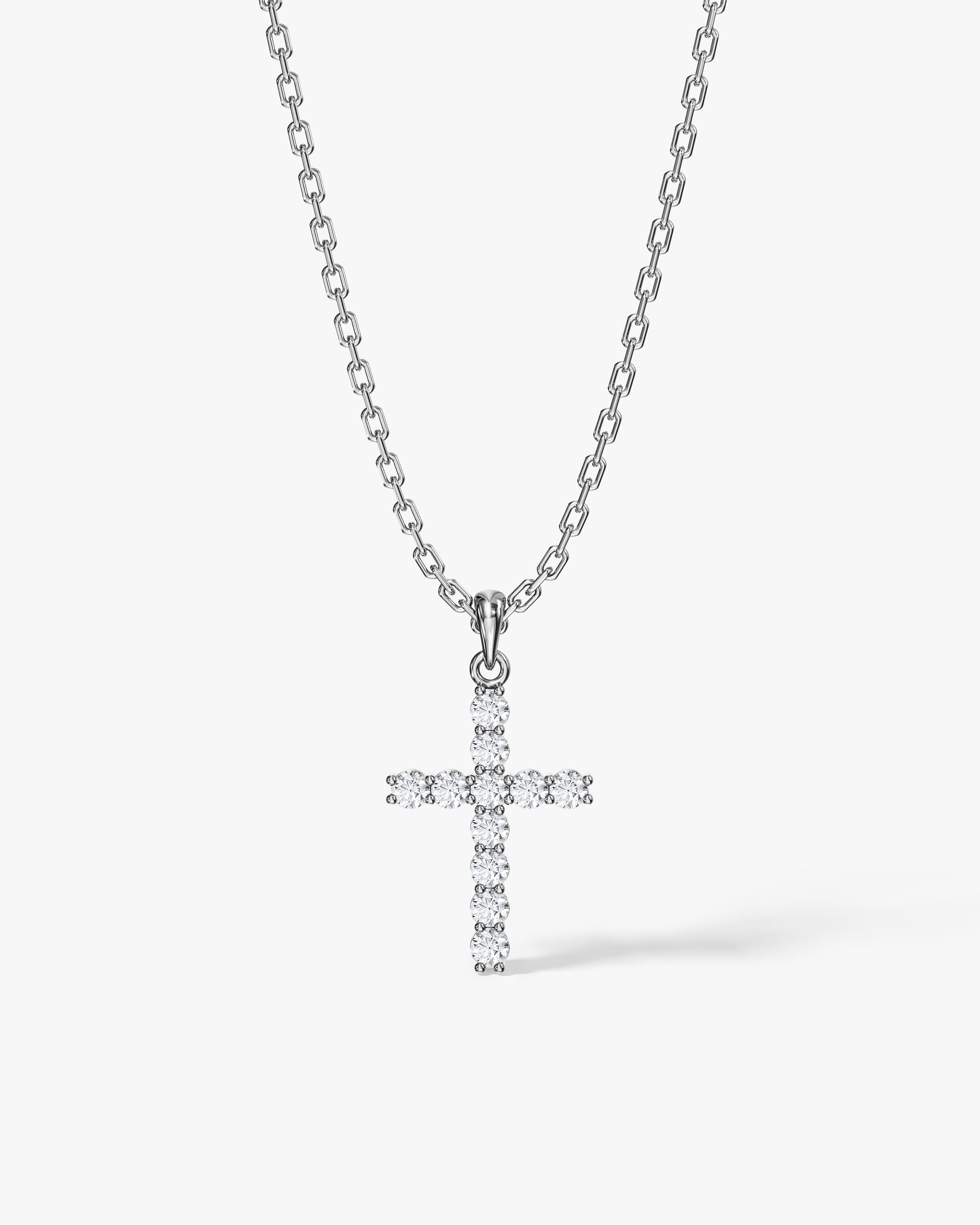 Diamant Cross Halskette (0,22 ct)