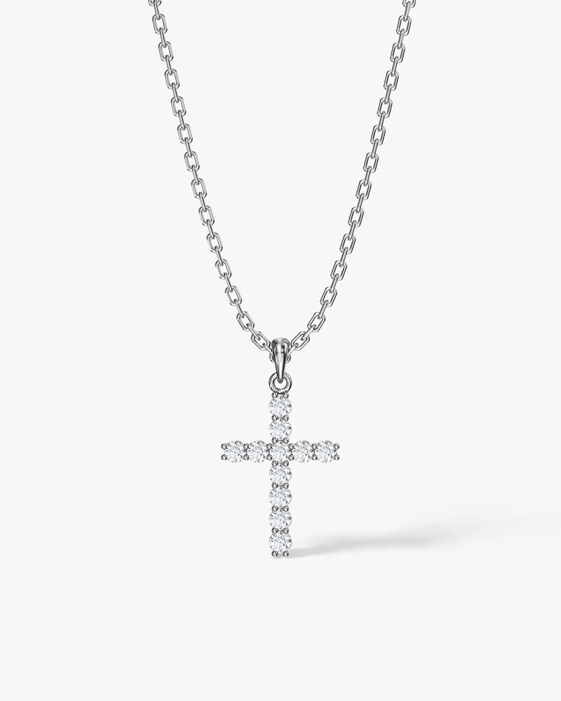 Diamant Cross Halskette (0,22 ct)