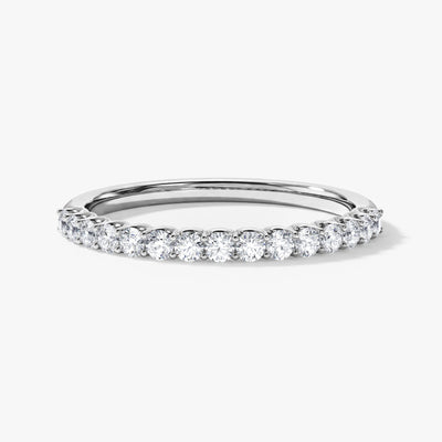 U-Krappenfassung Ewigkeit Ring (0,35 CT TW, halb besetzt)