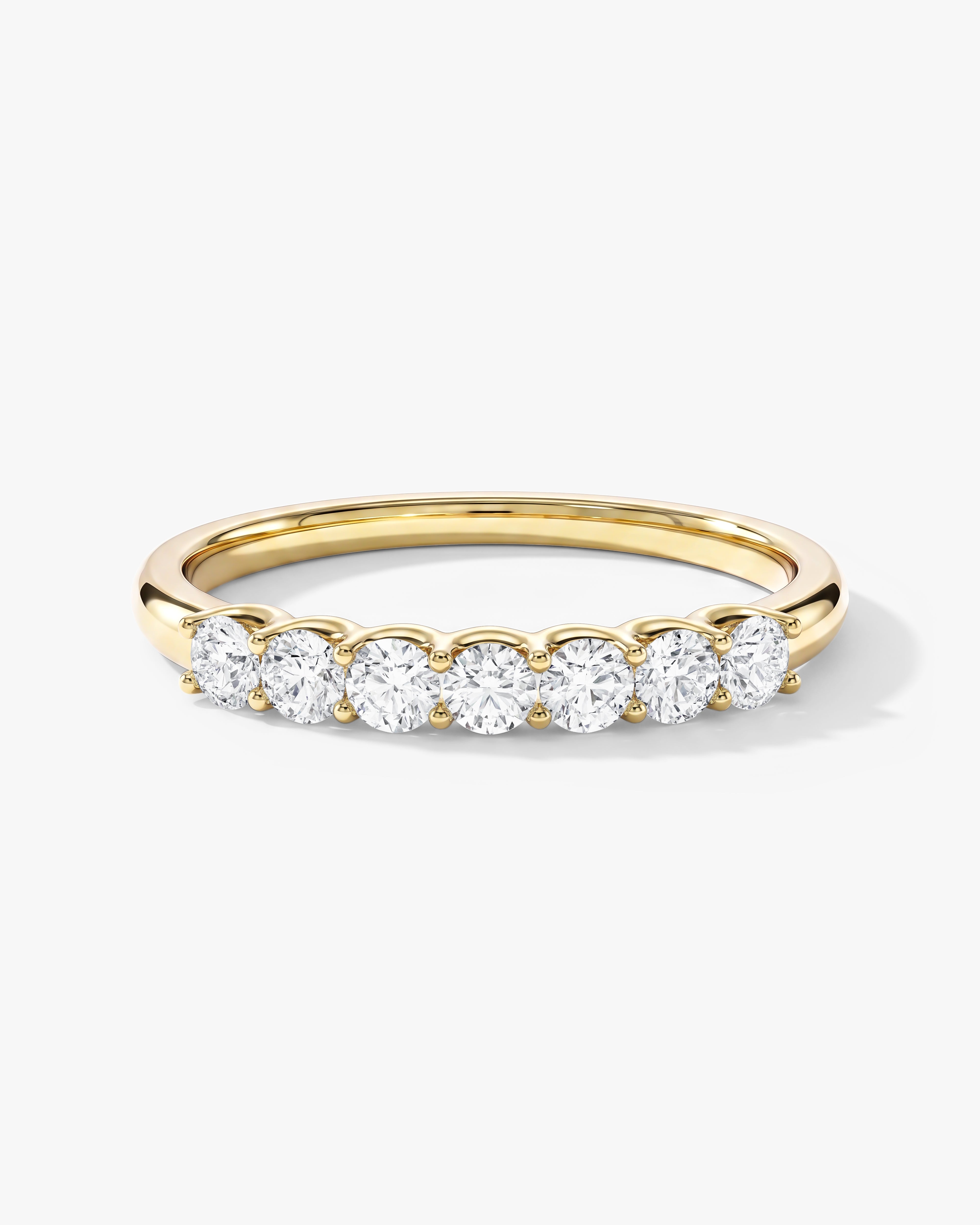 U-Krappen Sieben-Stein Jubiläumsring (0,35 CT TW)
