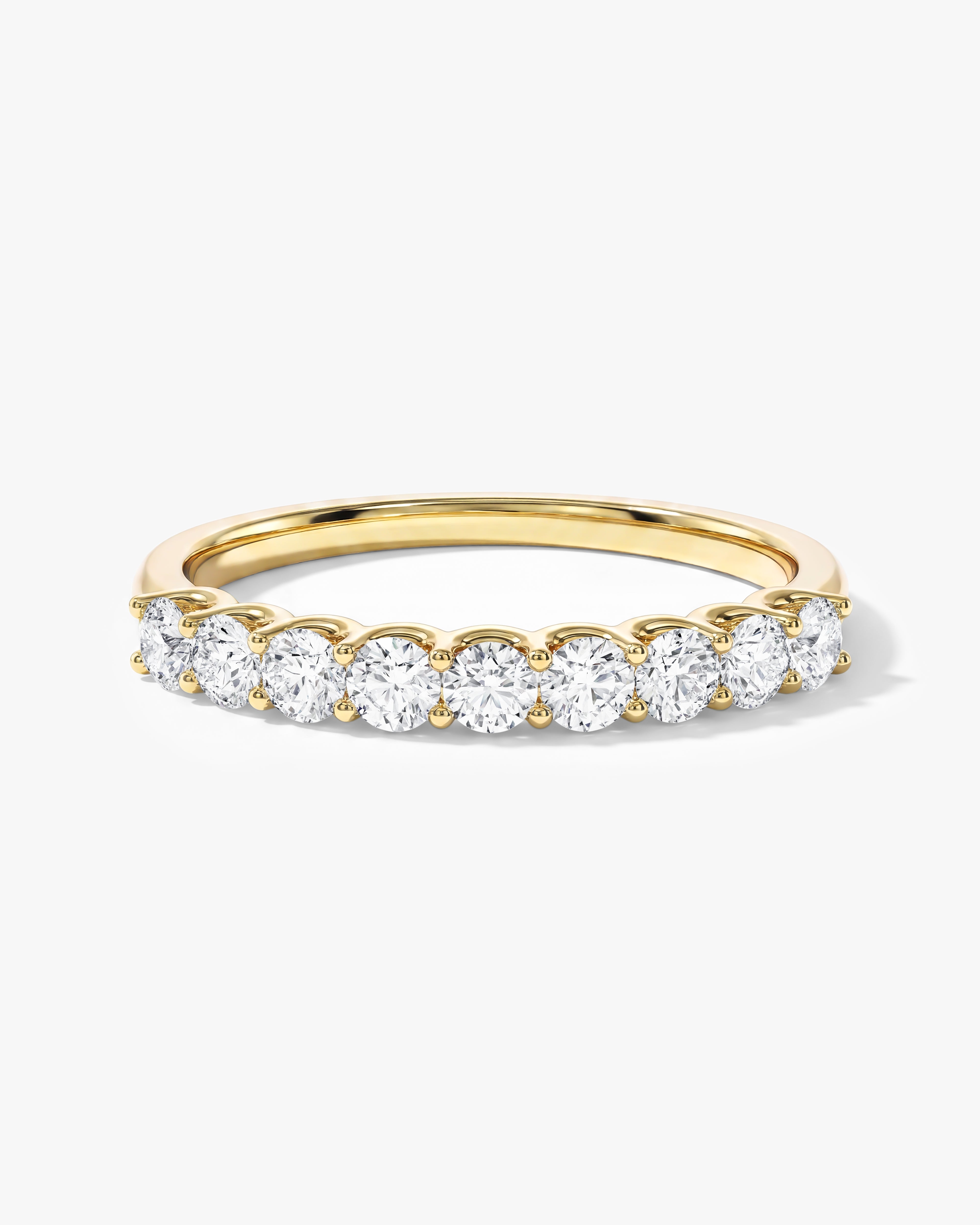 U-Krappen Neun-Stein Jubiläumsring (0,45 CT TW)