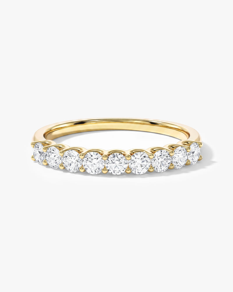 U-Krappen Neun-Stein Jubiläumsring (0,45 CT TW)