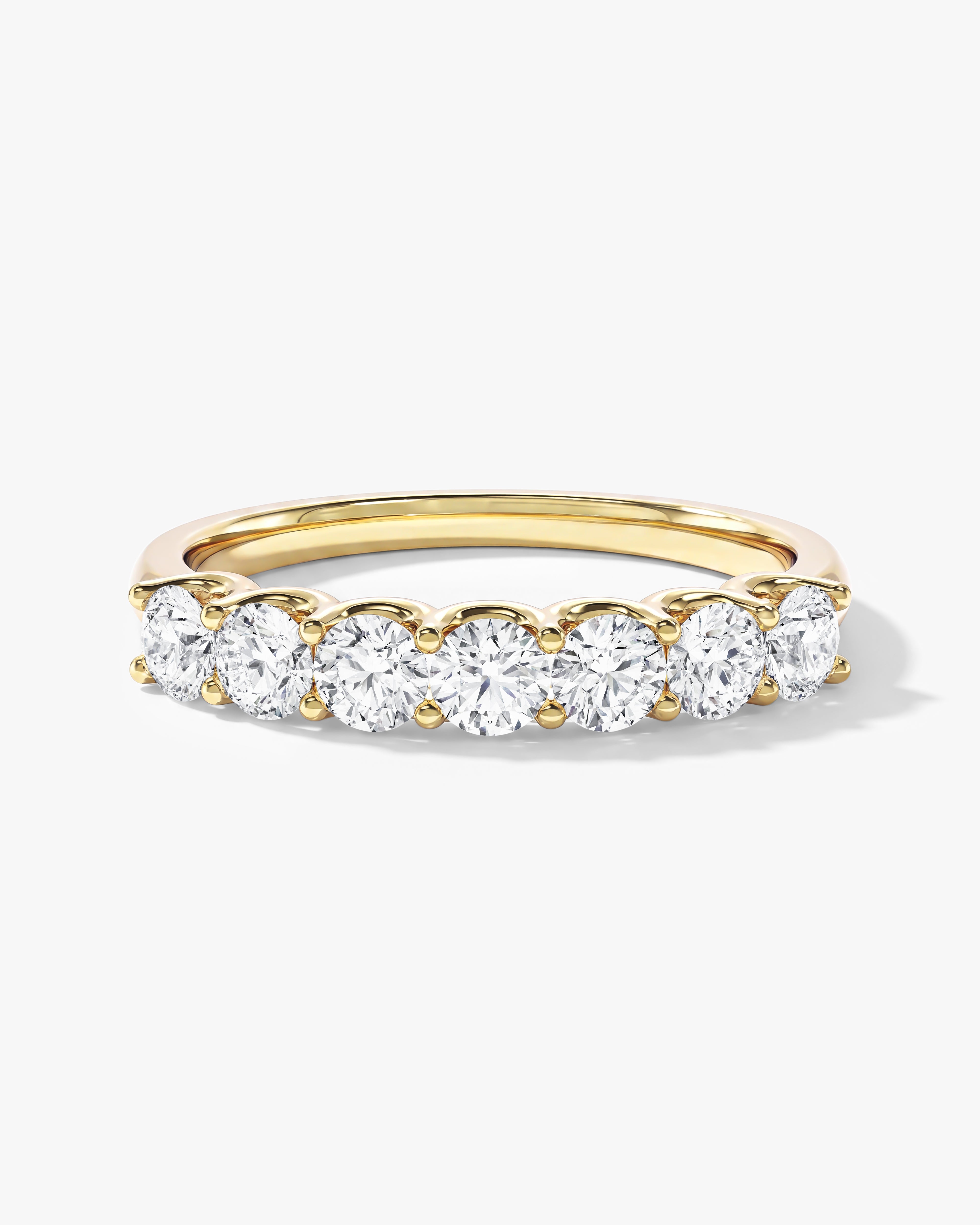 U-Krappen Sieben-Stein Jubiläumsring (0,70 CT TW)