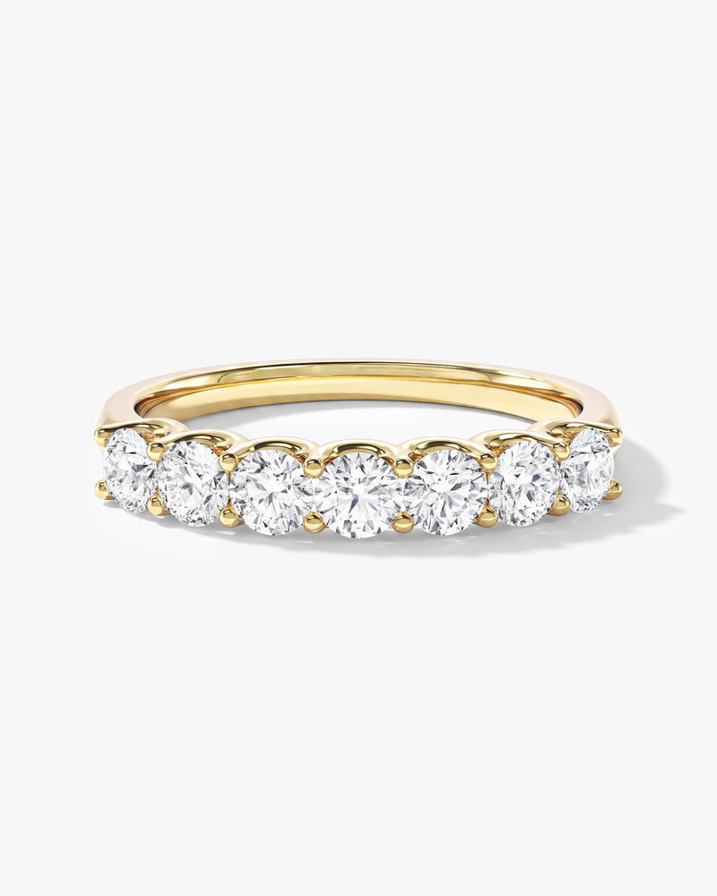 U-Krappen Sieben-Stein Jubiläumsring (0,70 CT TW)
