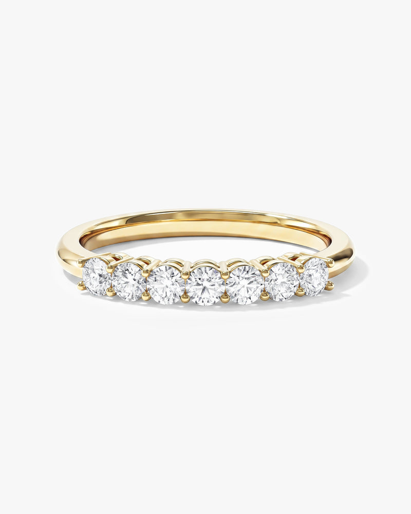 Klassischer Sieben-Stein Jubiläumsring (0,35 CT TW)