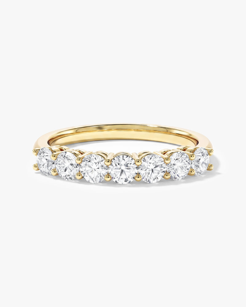Klassischer Sieben-Stein Jubiläumsring (0,70 CT TW)
