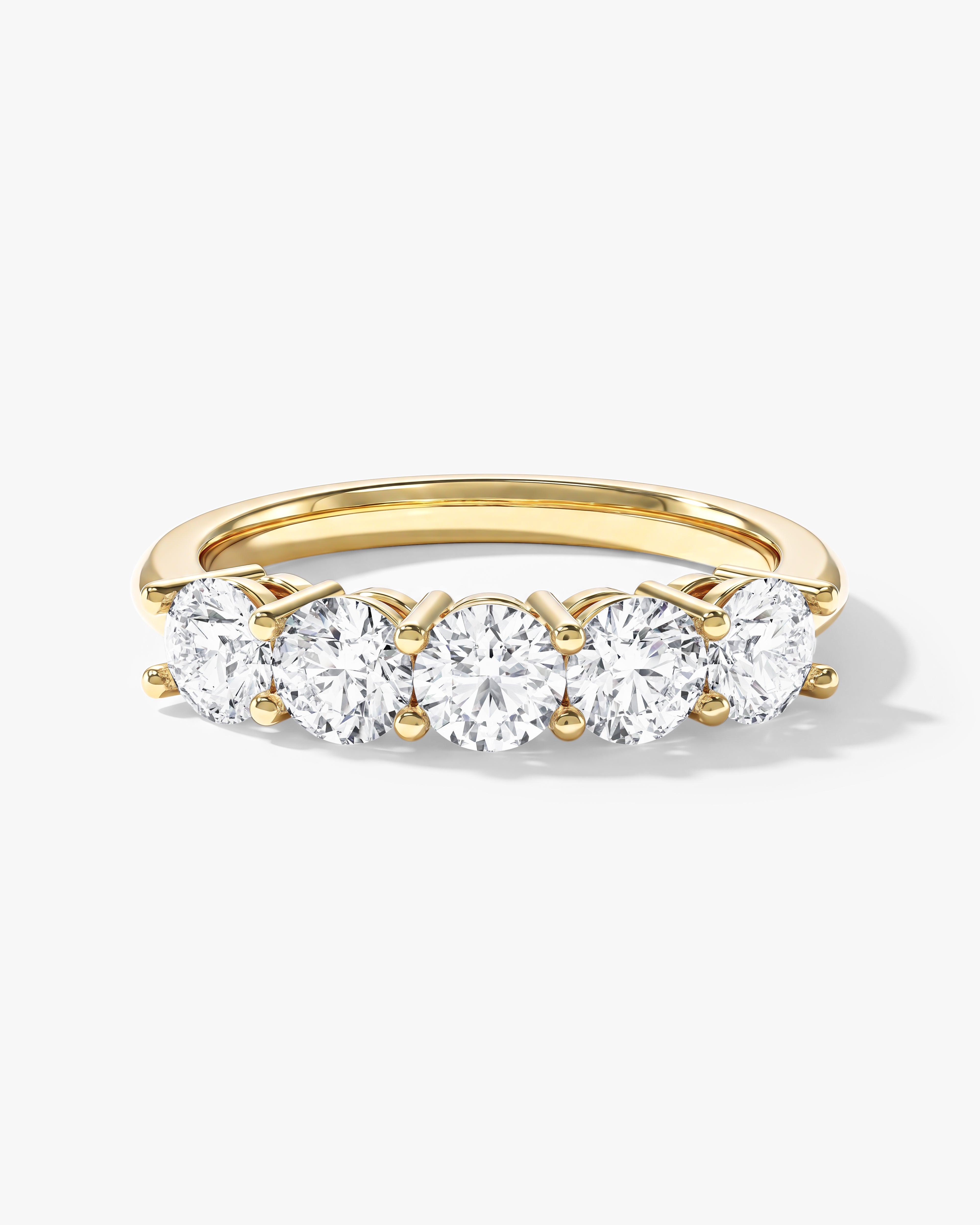 Klassischer Fünf-Stein Jubiläumsring (1,00 CT TW)