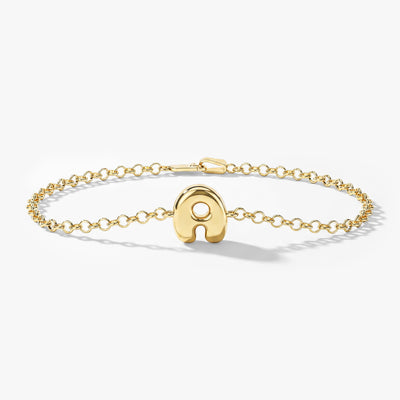 Bubble Buchstabe Armband