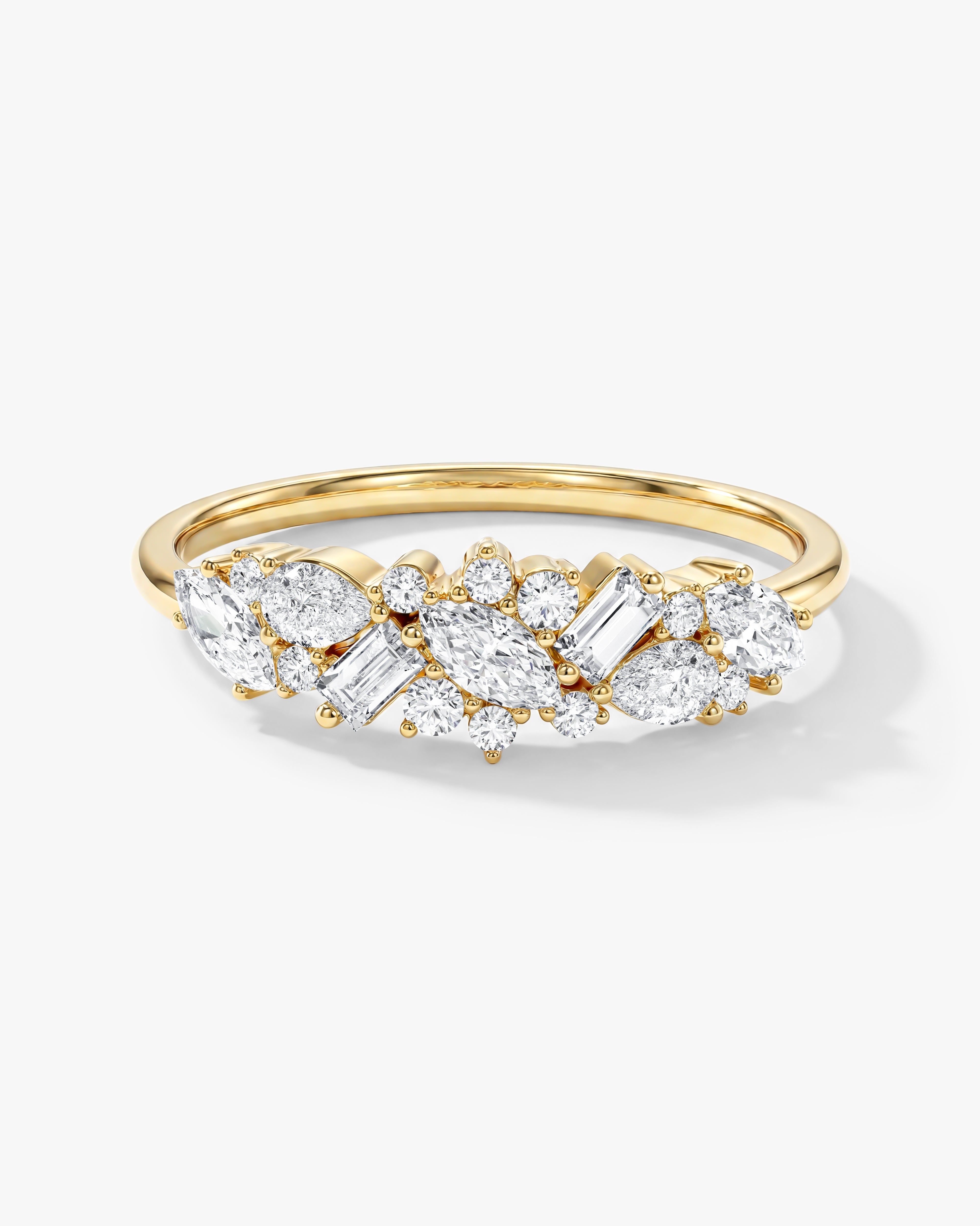 Vintage Bold Cluster-Ehering