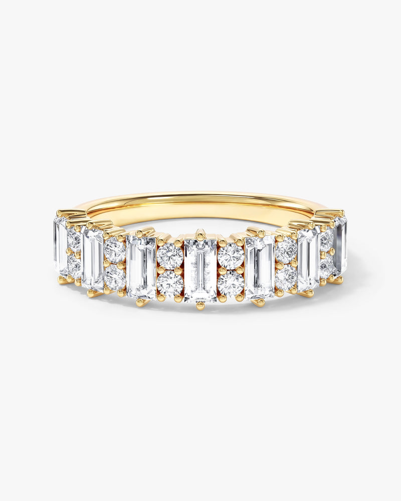 Ewigkeitsring mit Baguette Diamanten im Säulen-Design (1,20 CT TW)