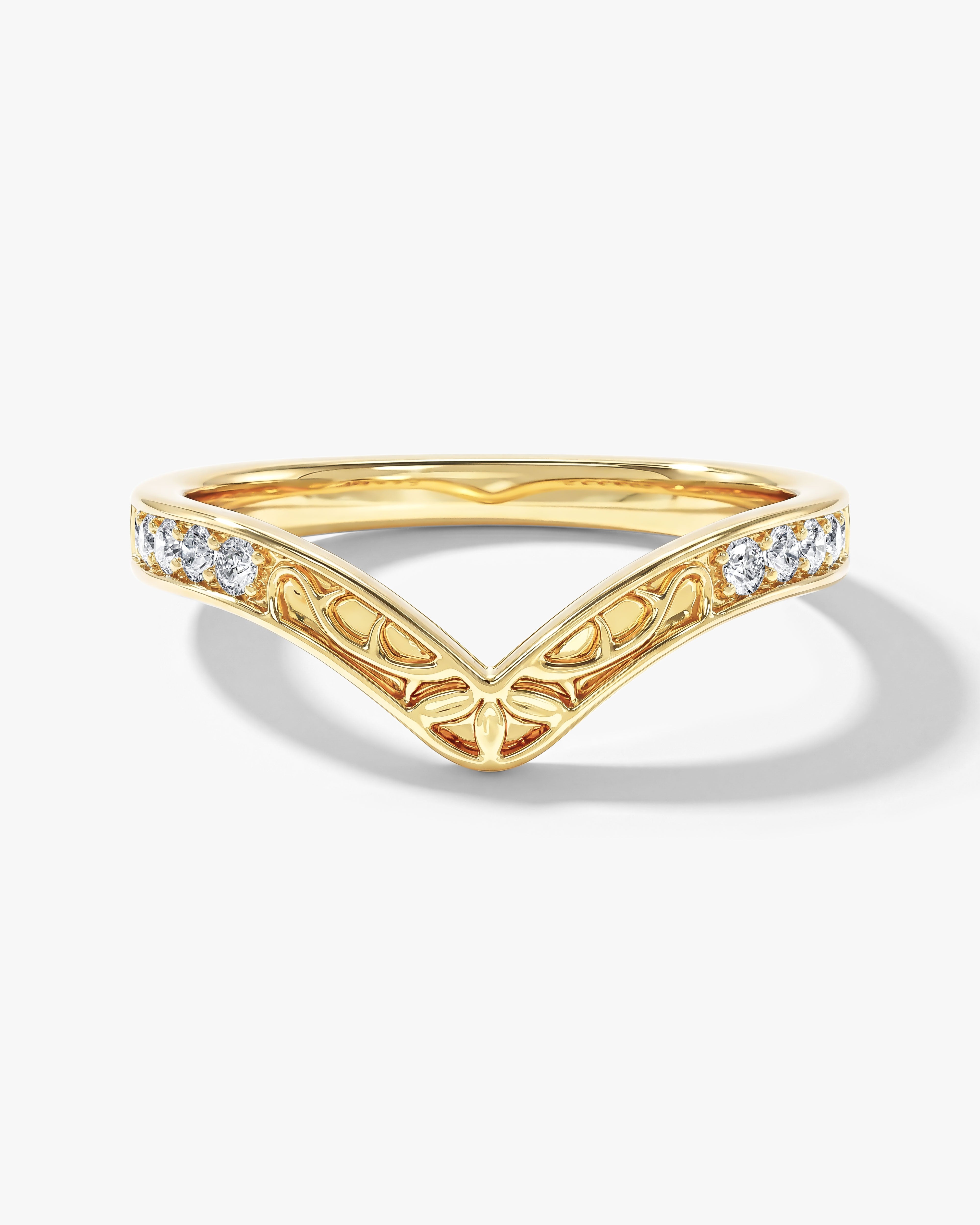Filigraner Ewigkeitsring im Nesting Design (0,15 CT TW)
