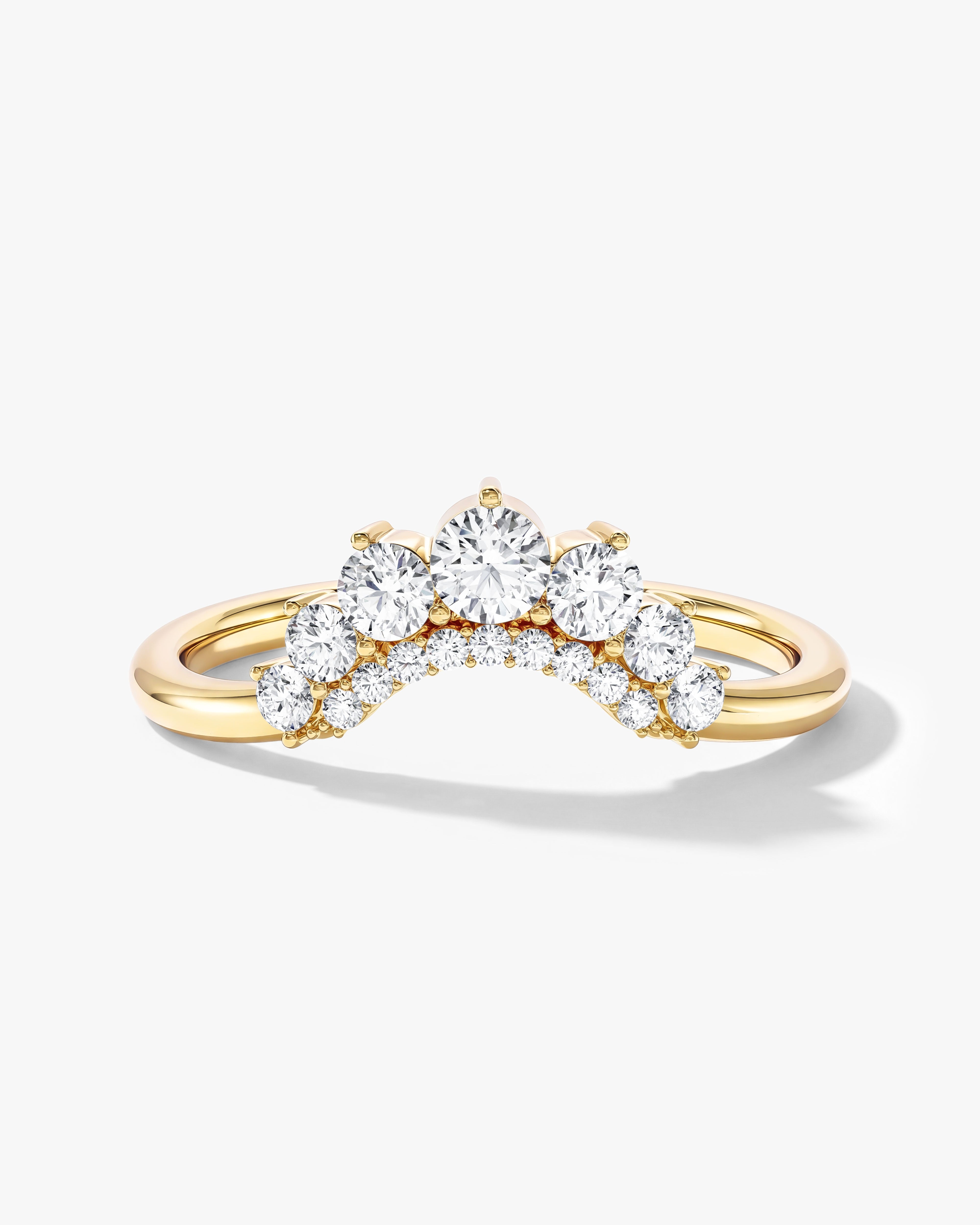 Ewigkeitsring mit Pavé Akzenten (0,35 CT TW)