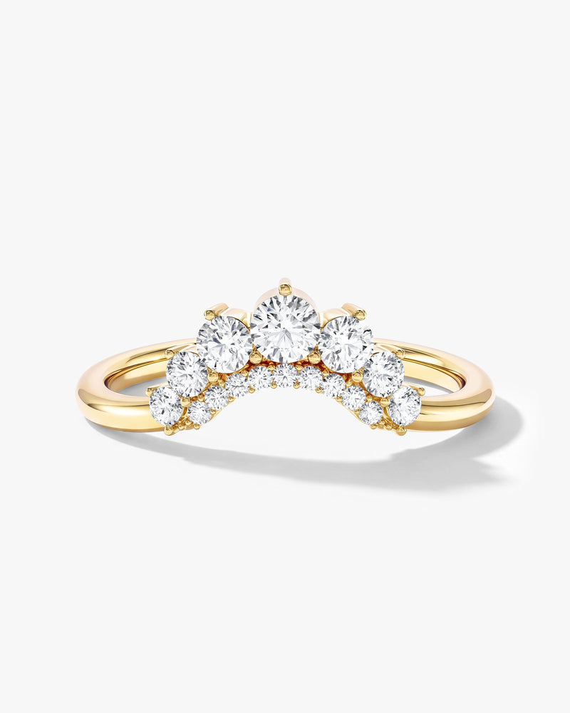 Ewigkeitsring mit Pavé Akzenten (0,35 CT TW)