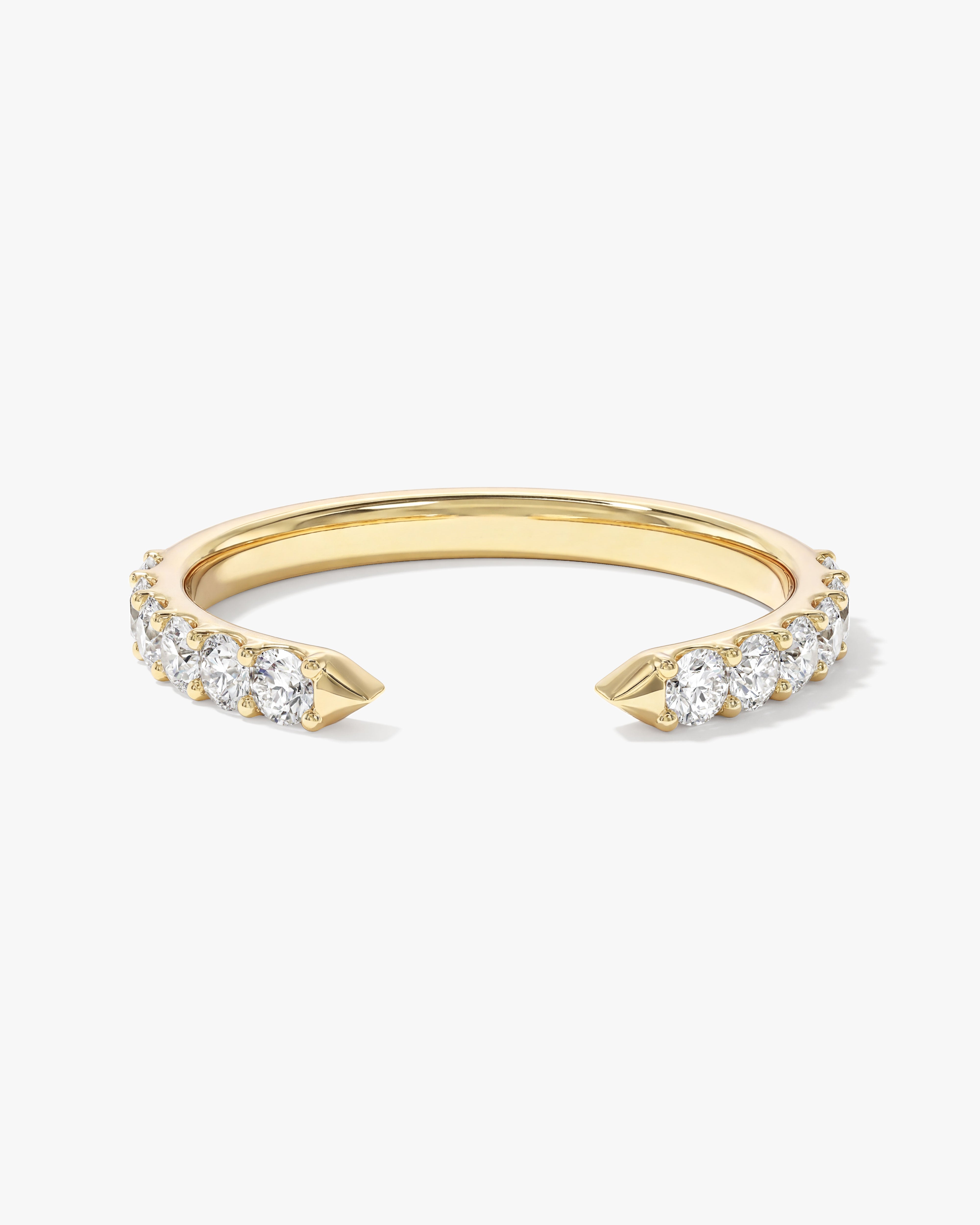 Offener Ewigkeitsring mit eingebetteten Diamanten (0,35 CT TW)