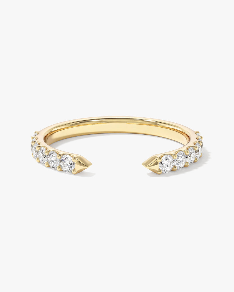 Offener Ewigkeitsring mit eingebetteten Diamanten (0,35 CT TW)