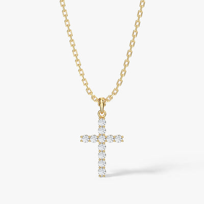 Cross Pendant (0.22 CT)
