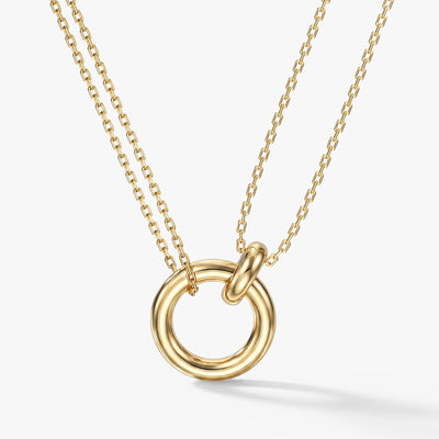 Interlocking Circles Necklace