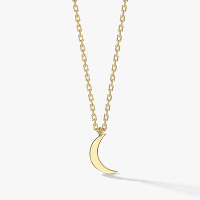 Mini Crescent Moon Necklace