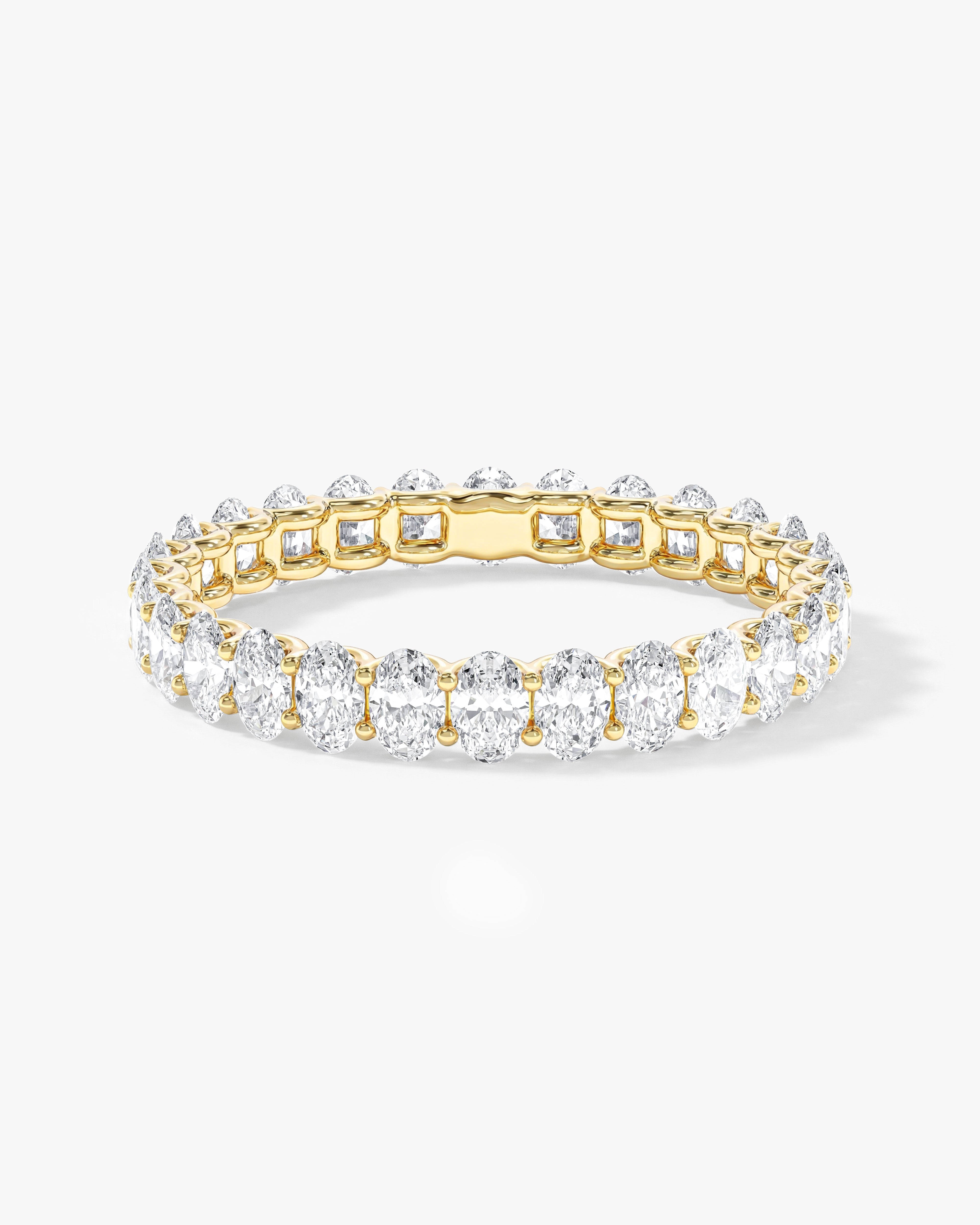 U-Krappenfassung Ovalschliff Ewigkeit Ring (1,50 CT CW)