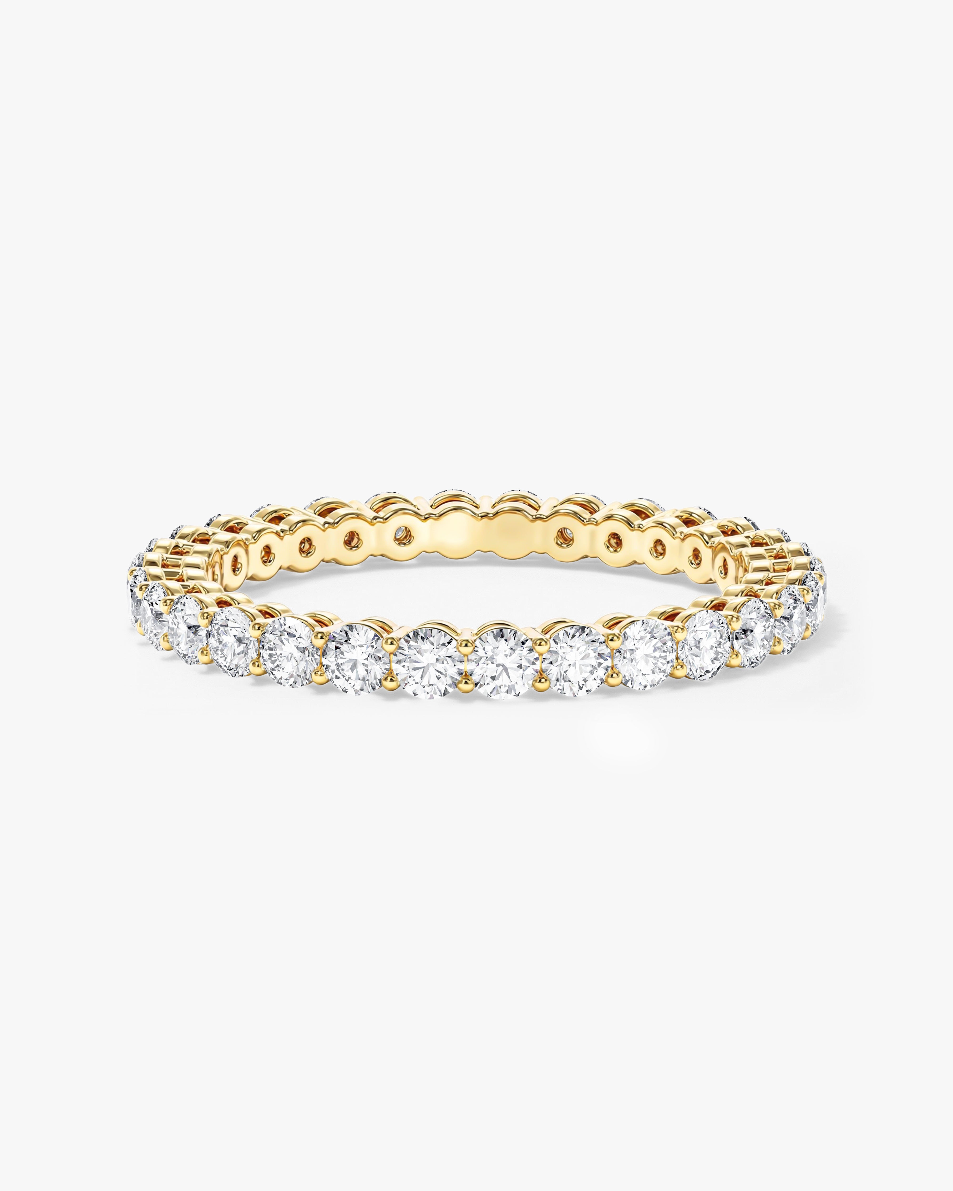 Ewigkeitsring mit geteilten Krappen (1,00 CT TW)