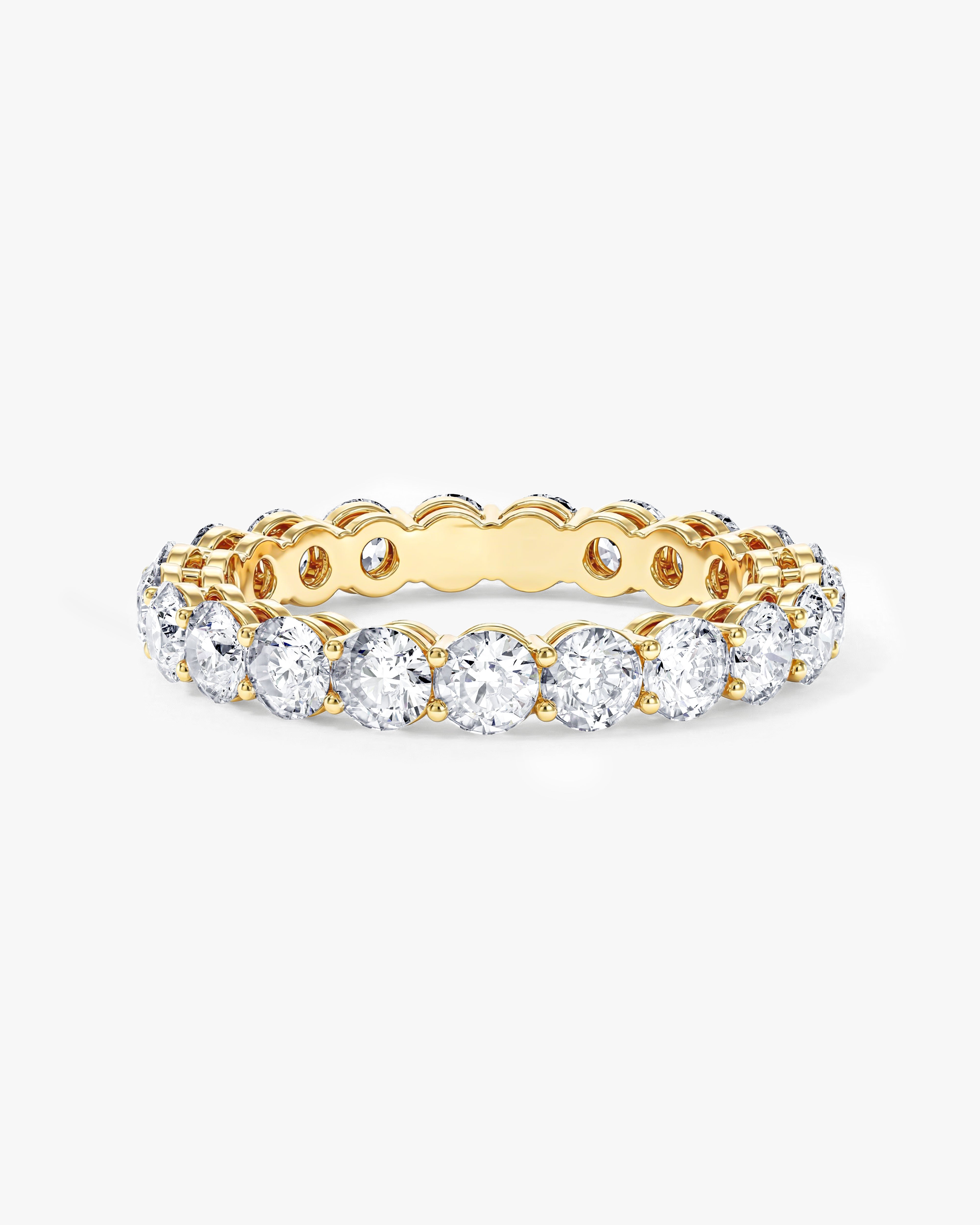 Ewigkeitsring mit geteilten Krappen (2,00 CT TW)