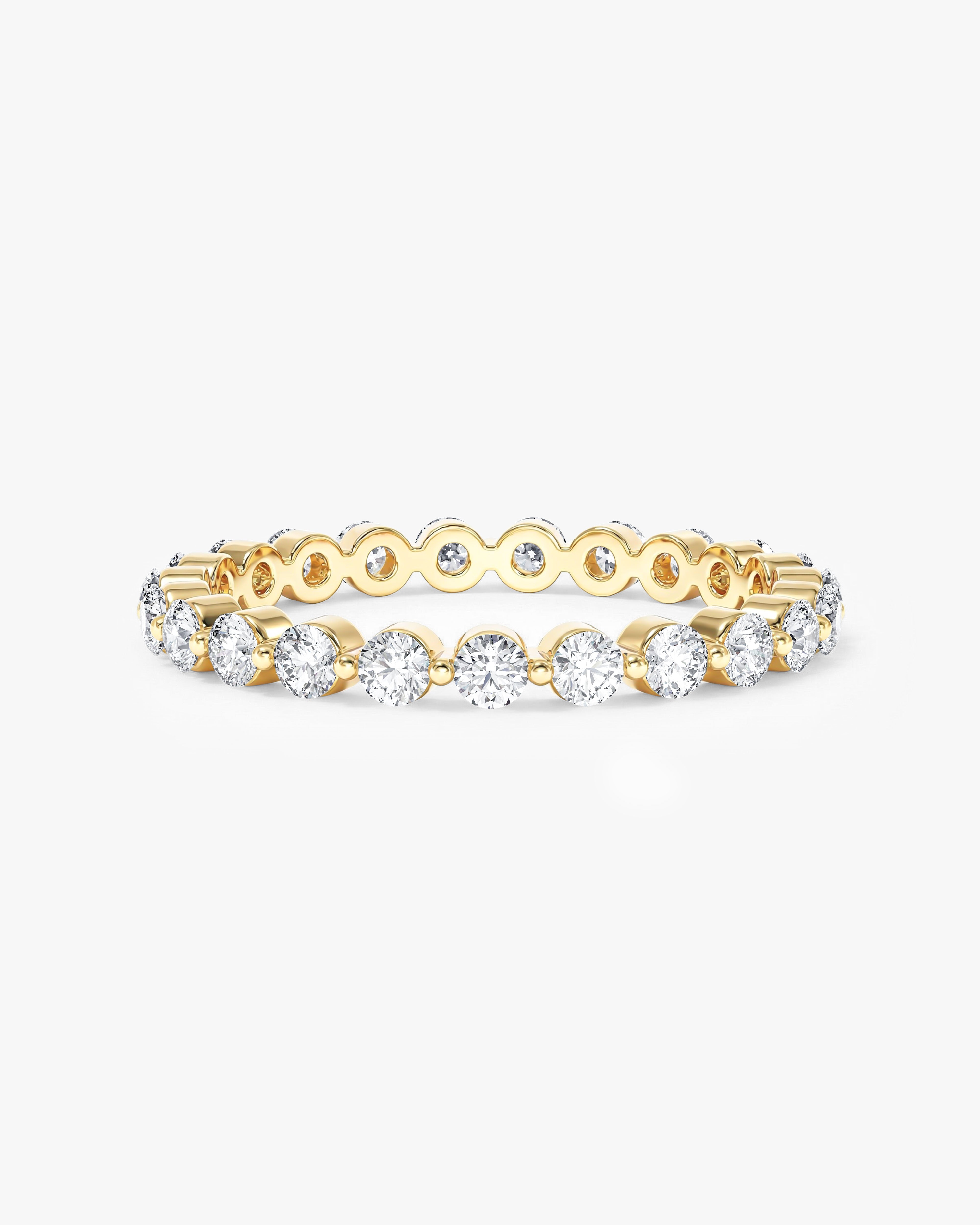 Ewigkeitsring mit Einzelkrappen-Fassung (0,75 CT TW)