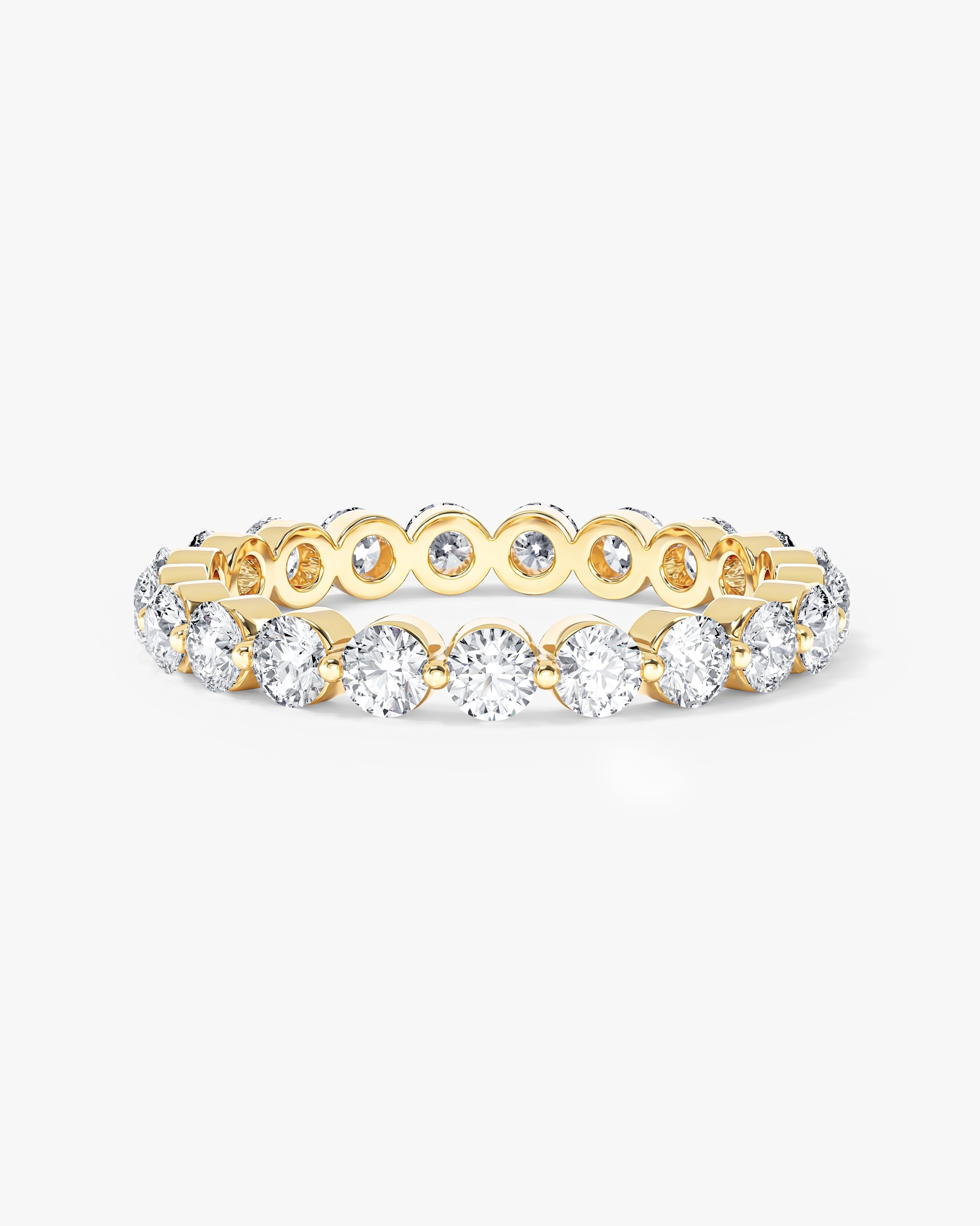 Ewigkeitsring mit Einzelkrappen-Fassung (1,25 CT TW)