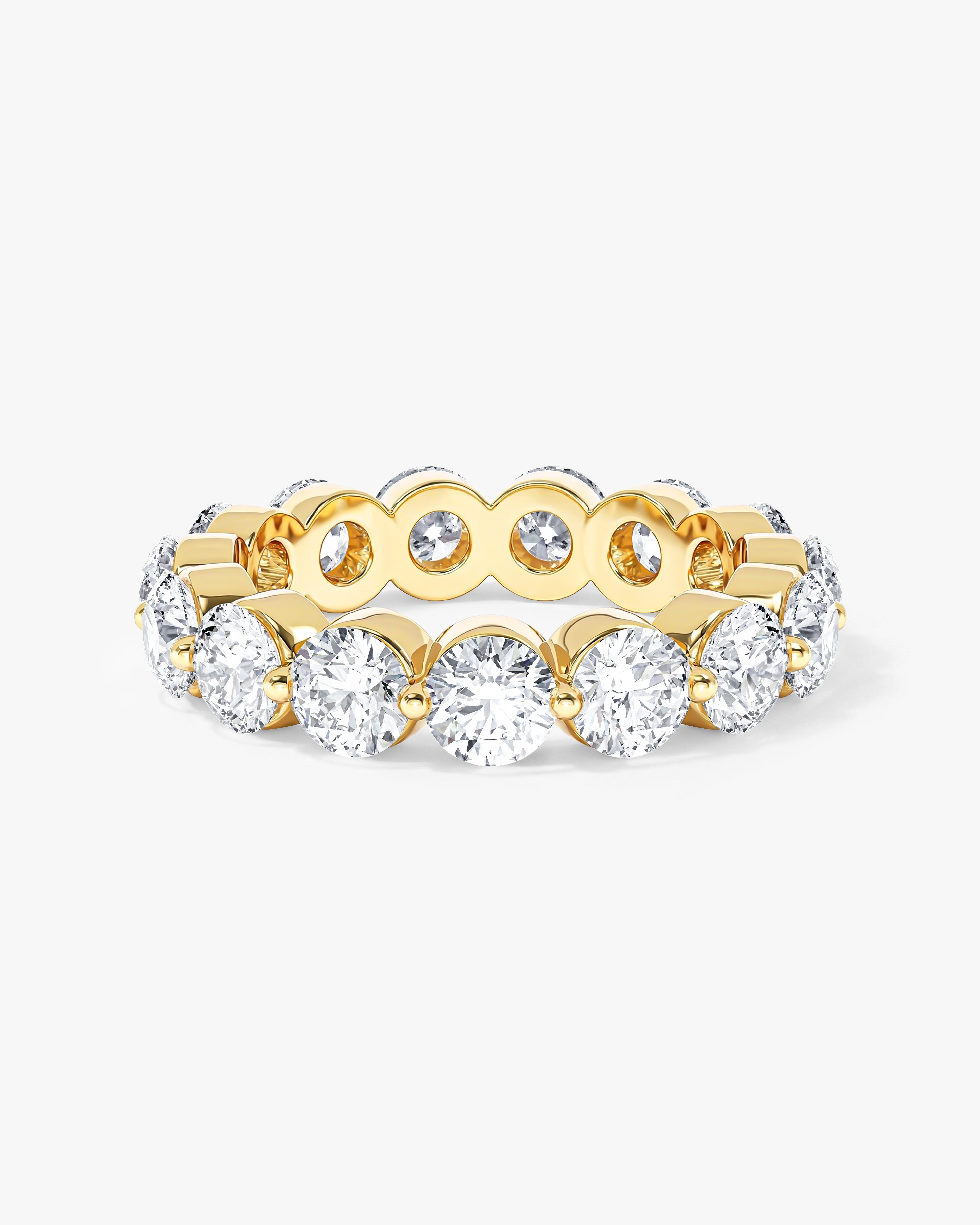 Ewigkeitsring mit Einzelkrappen-Fassung (4,00 CT TW)