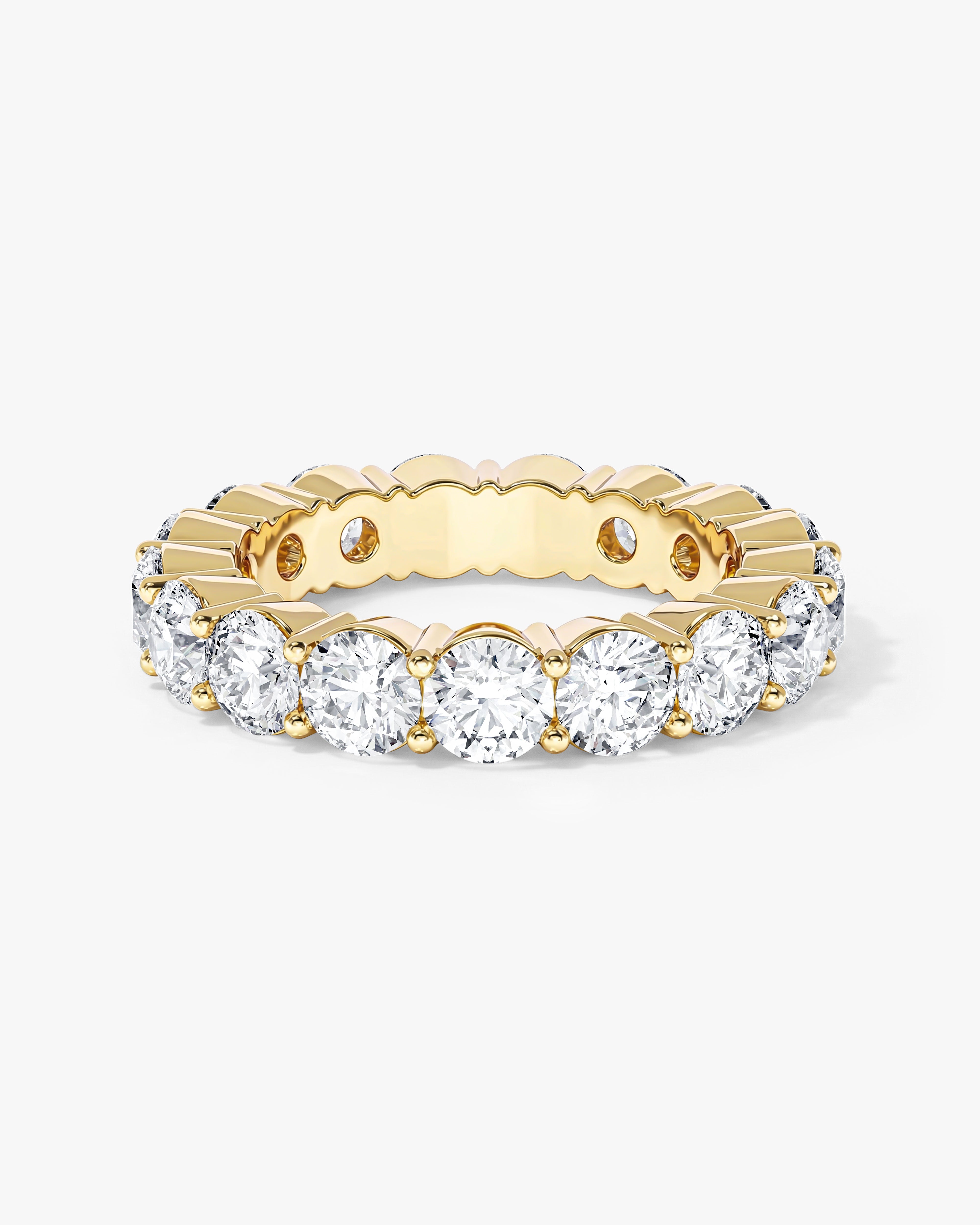 Fassettierter Ewigkeitsring (4,50 CT TW)