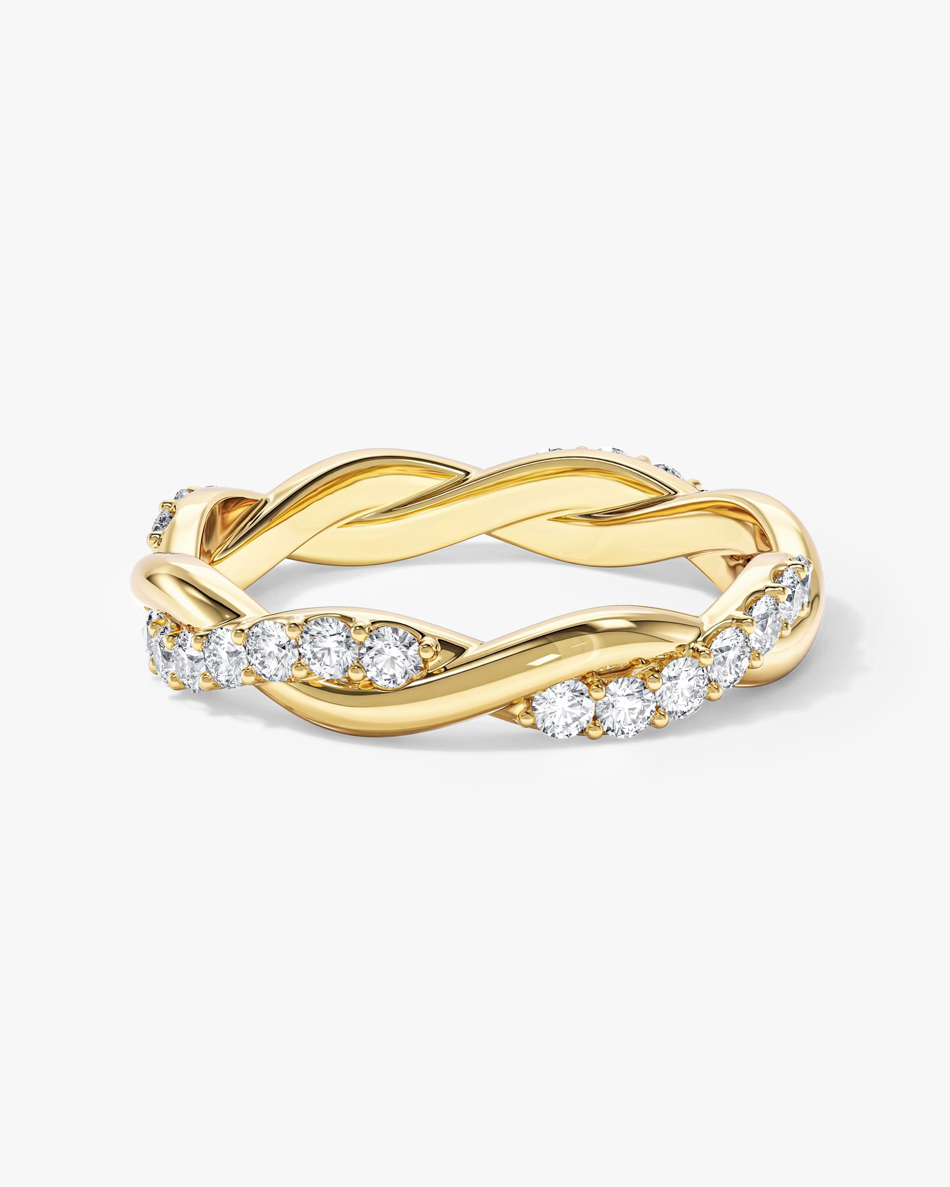 Ewigkeitsring im verschlungenen Reben-Design (0,60 CT TW)