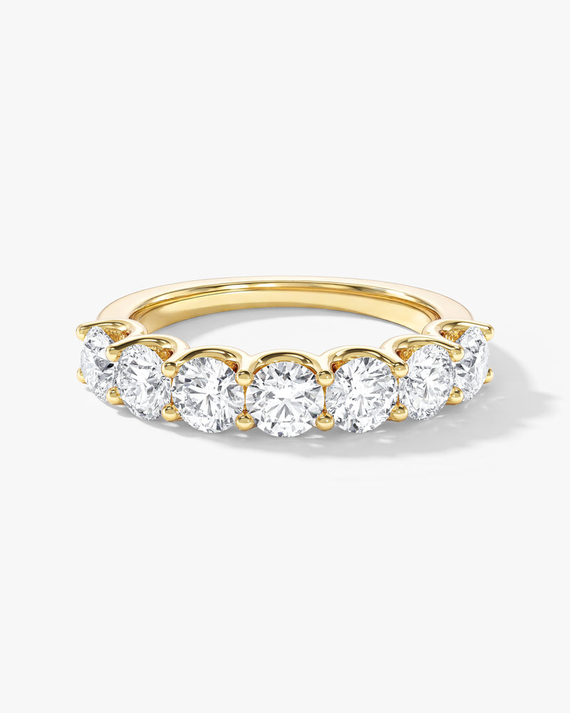 U-Krappenfassung Ewigkeit Ring (2,00 CT TW, halb besetzt)