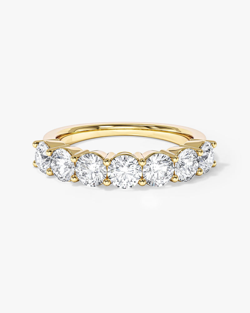 Fassettierter Ewigkeitsring (2,00 CT TW, halb besetzt)