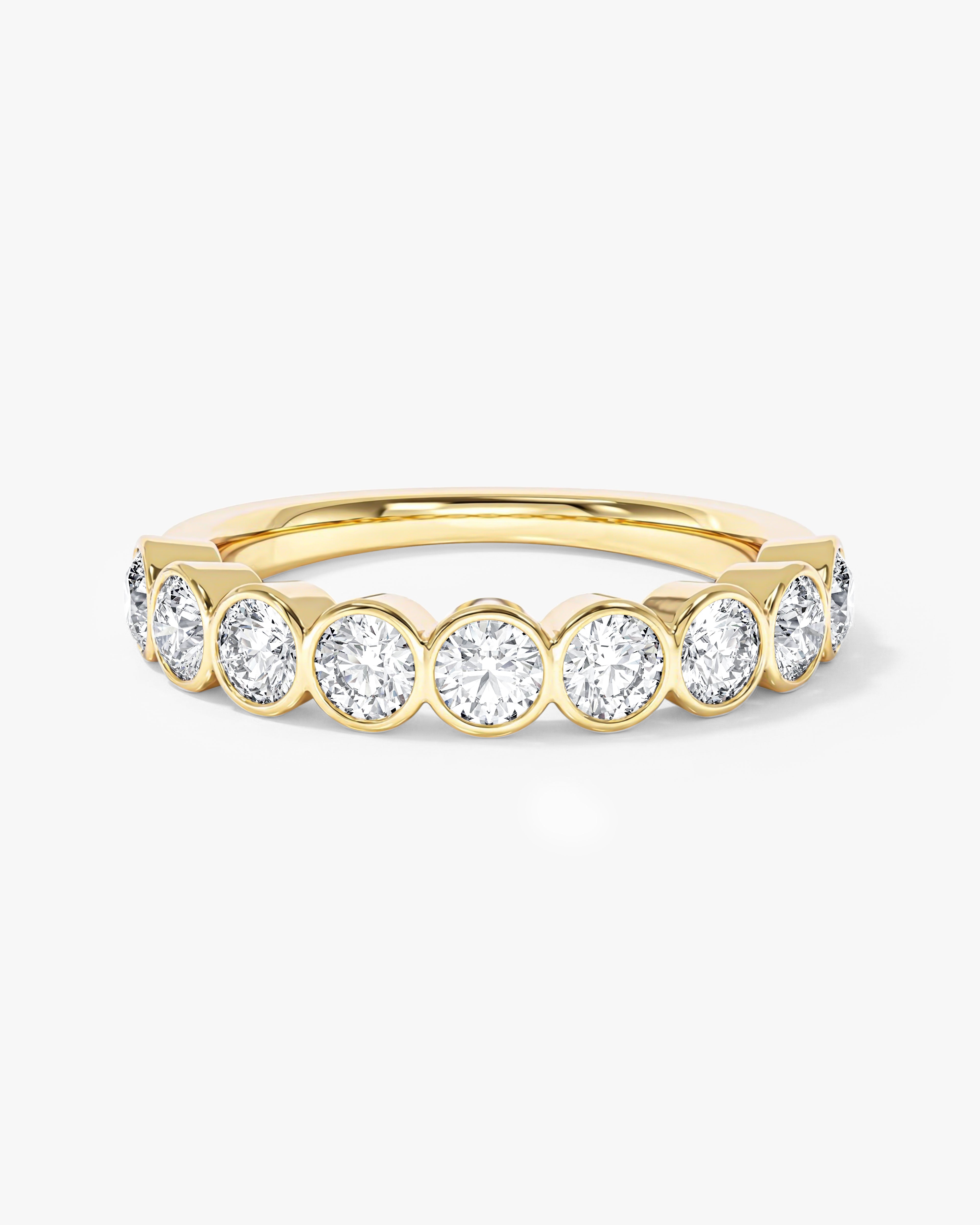 Ewigkeitsring mit Zargenfassung (1,00 CT TW, halb besetzt)