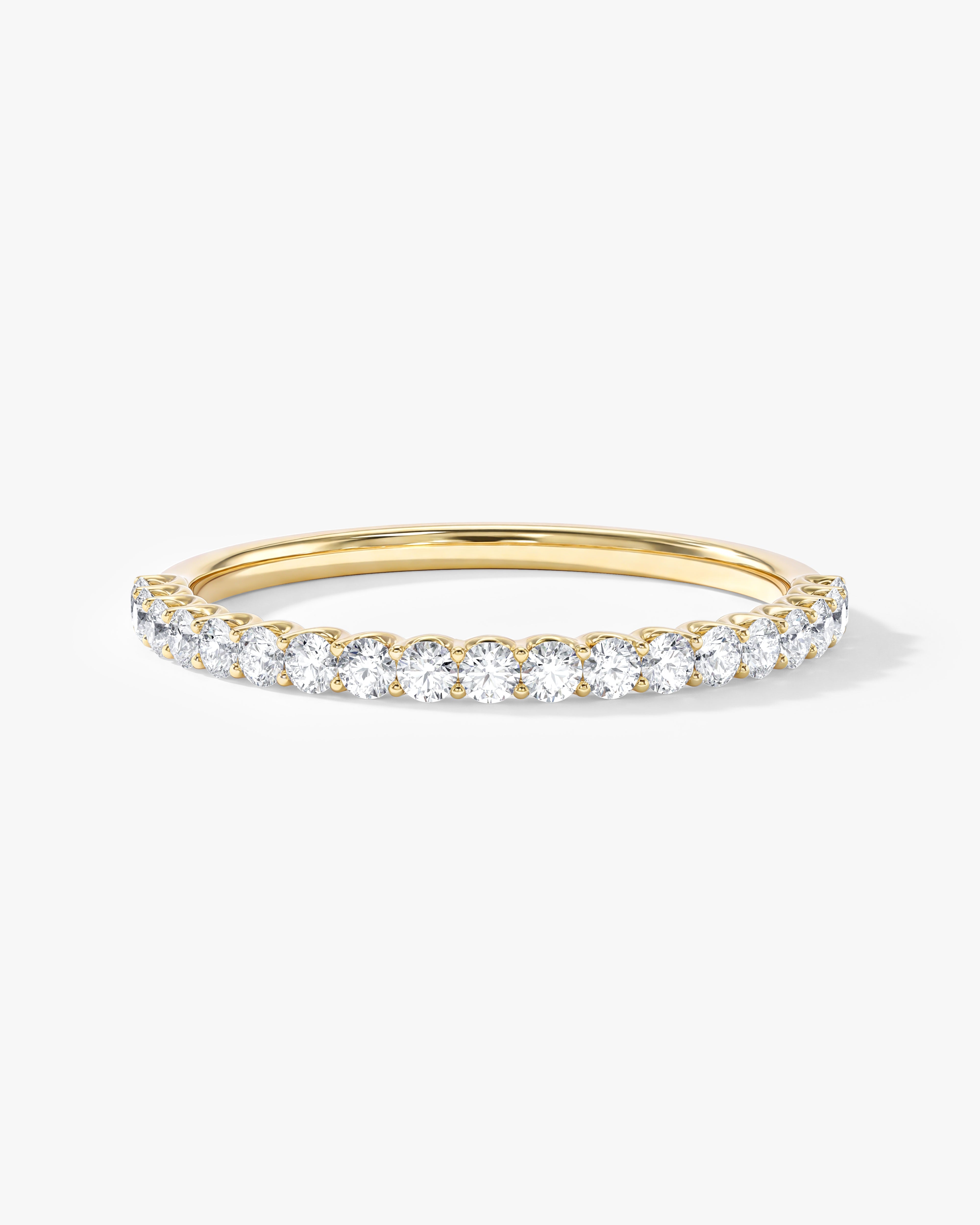 U-Krappenfassung Ewigkeit Ring (0,30 CT TW, halb besetzt)