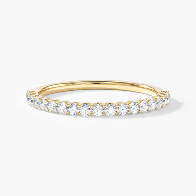 U-Krappenfassung Ewigkeit Ring (0,30 CT TW, halb besetzt)