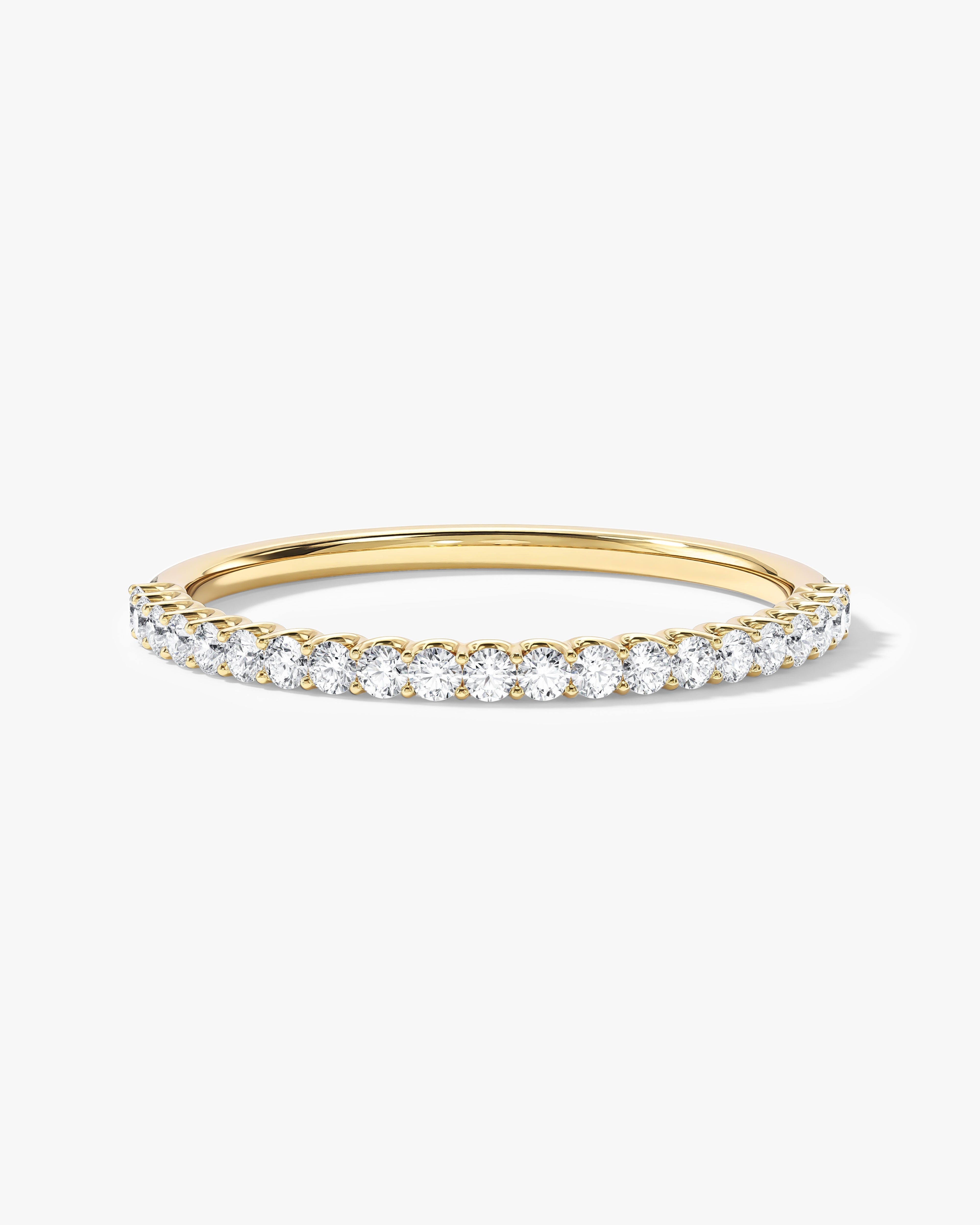 U-Krappenfassung Ewigkeit Ring (0,25 CT TW, halb besetzt)