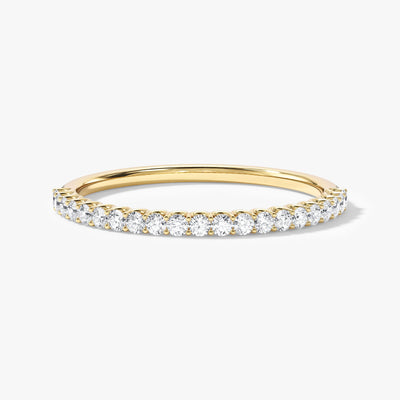 U-Krappenfassung Ewigkeit Ring (0,25 CT TW, halb besetzt)