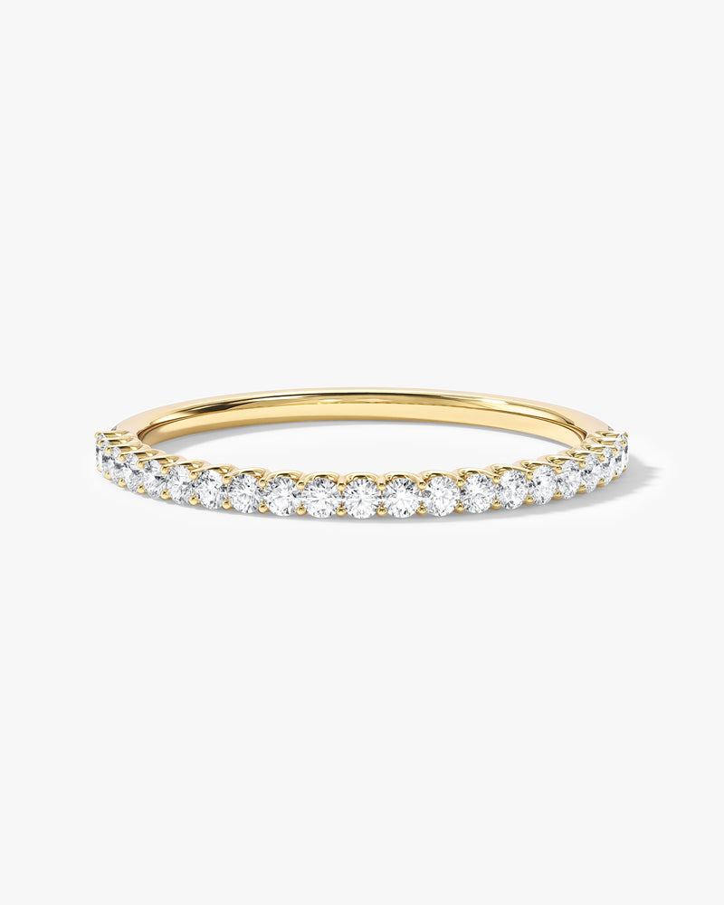 U-Krappenfassung Ewigkeit Ring (0,25 CT TW, halb besetzt)