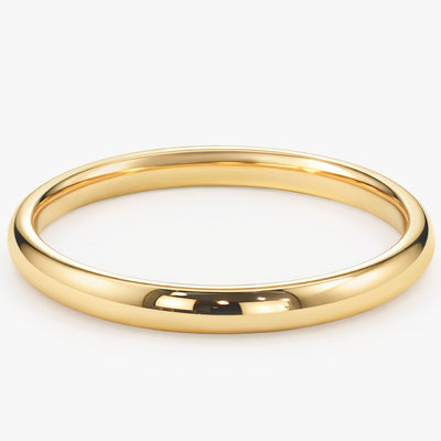 2mm Classic Dome Wedding Band