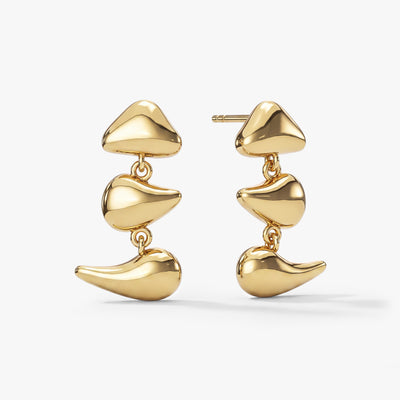 Trio Drop Earrings