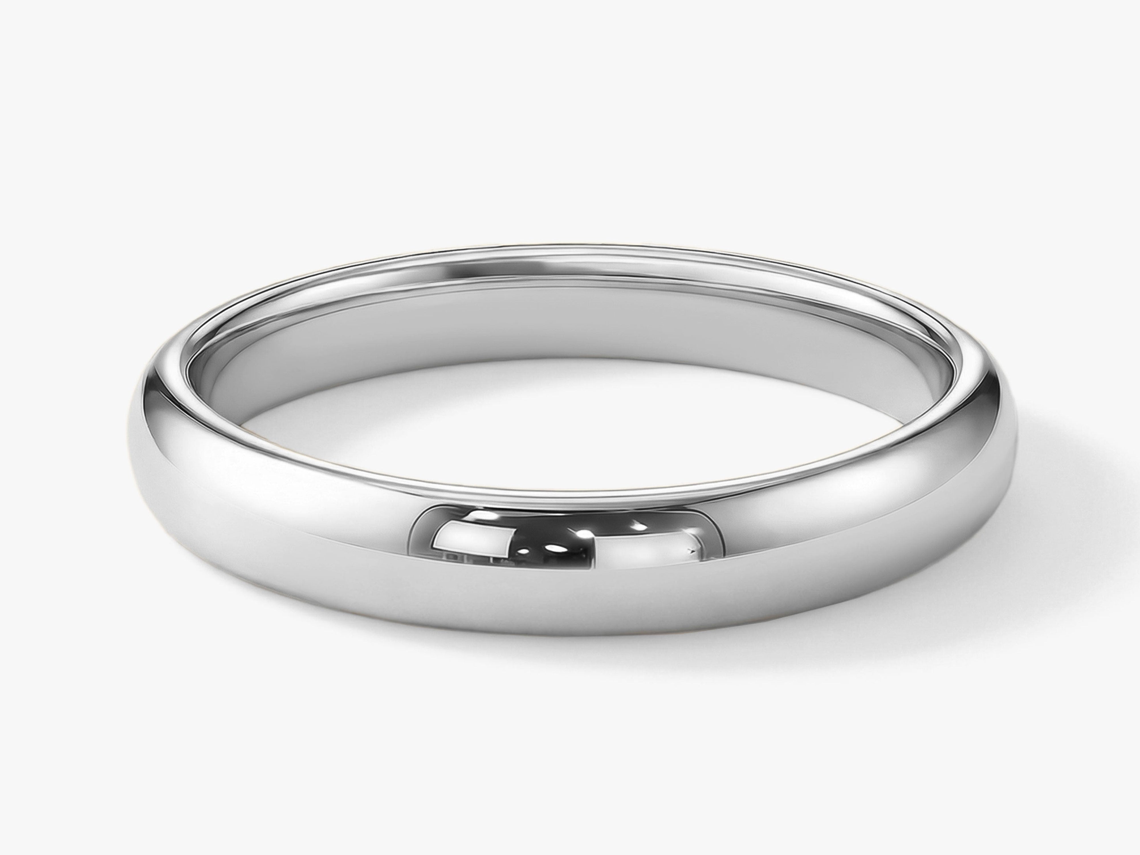 3mm Klassischer Gewölbter Ehering