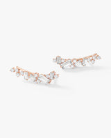 Baguette Climber Earrings