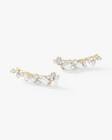 Baguette Climber Earrings