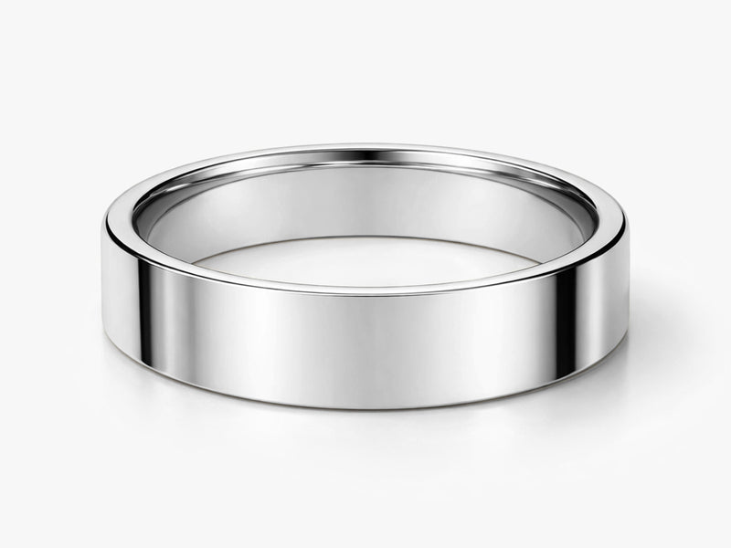 4mm Klassischer Flacher Ehering