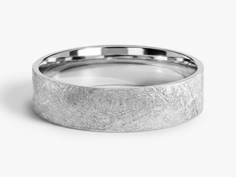 5mm Flacher Ehering mit eismattierter Oberfläche