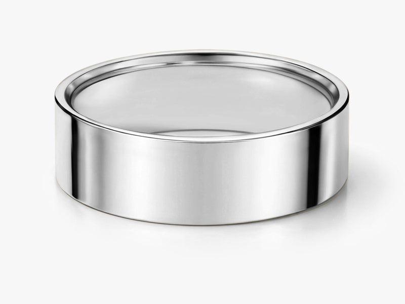 6mm Klassischer Flacher Ehering