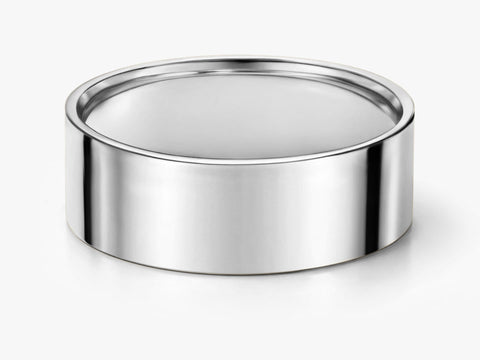 7mm Klassischer Flacher Ehering